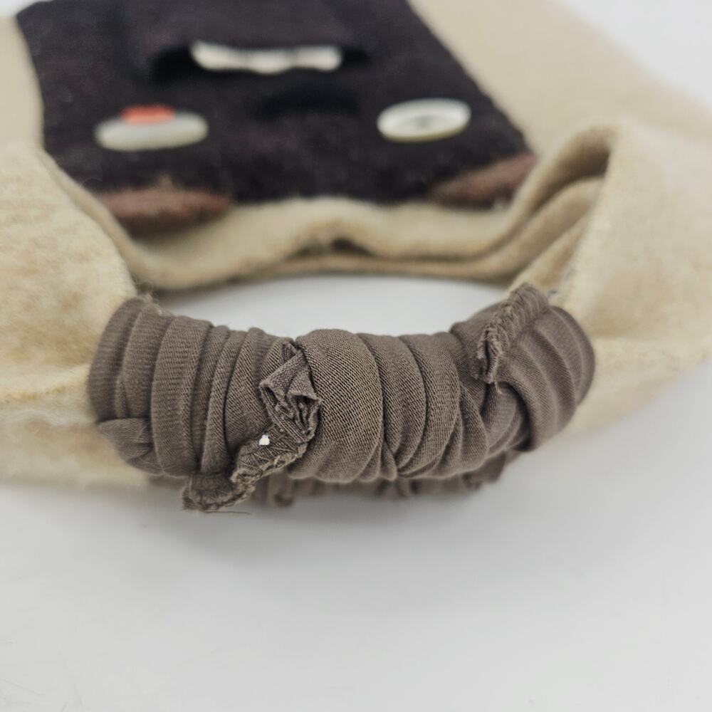 Handmade felt monster purse boho bohemian emo eco friendly recycled - Picture 8 of 9